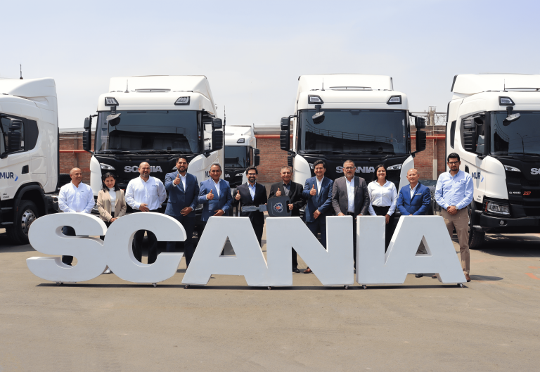Apuesta por la minería: Scania entrega nueva flota a Mur Wy