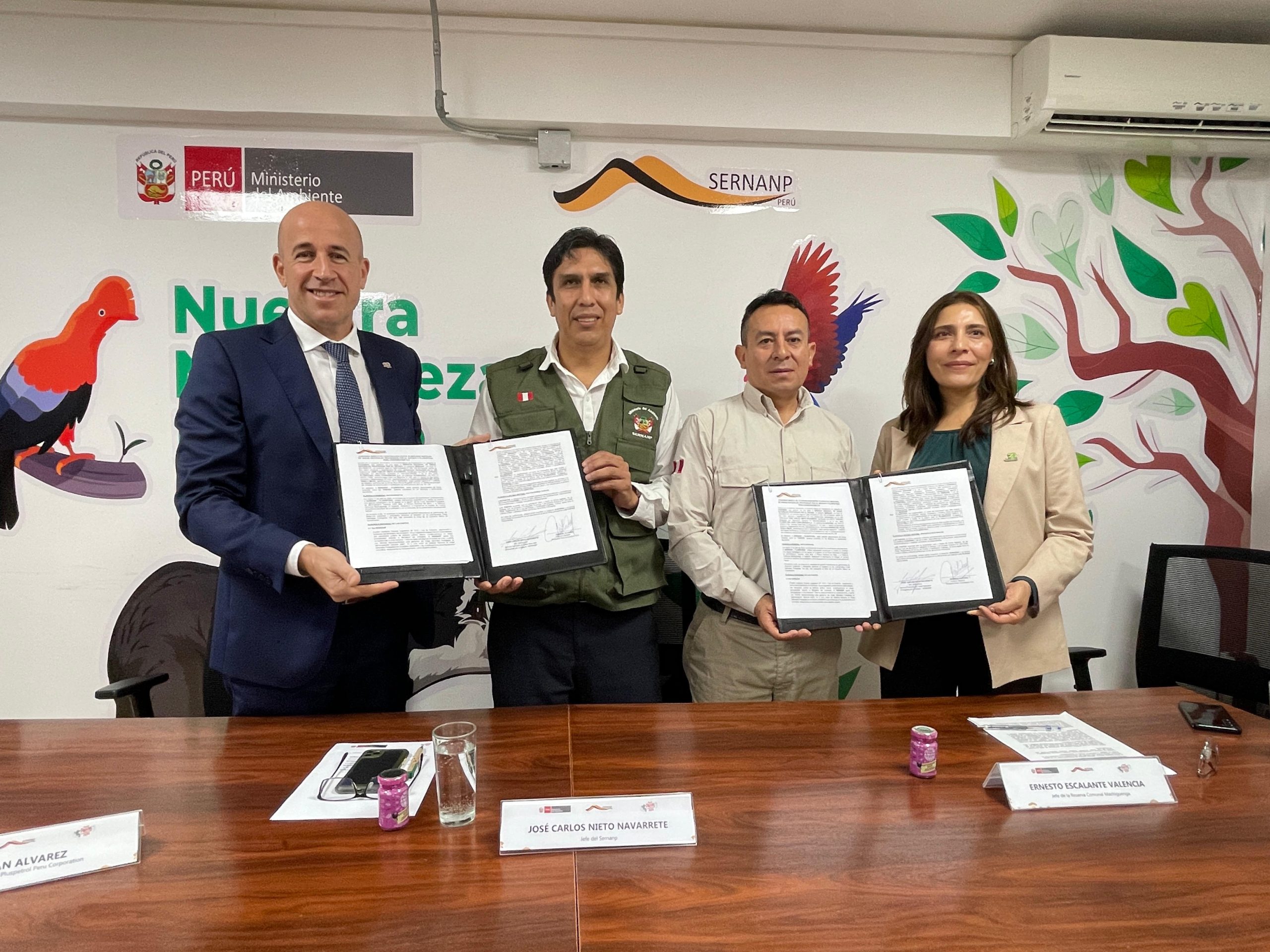 Camisea y Sernanp firman convenio para contribuir con la conservación del Manu y de la Reserva Comunal Machiguenga