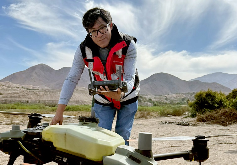 Drones para la agricultura: el moderno plan de Anglo American Quellaveco para Moquegua
