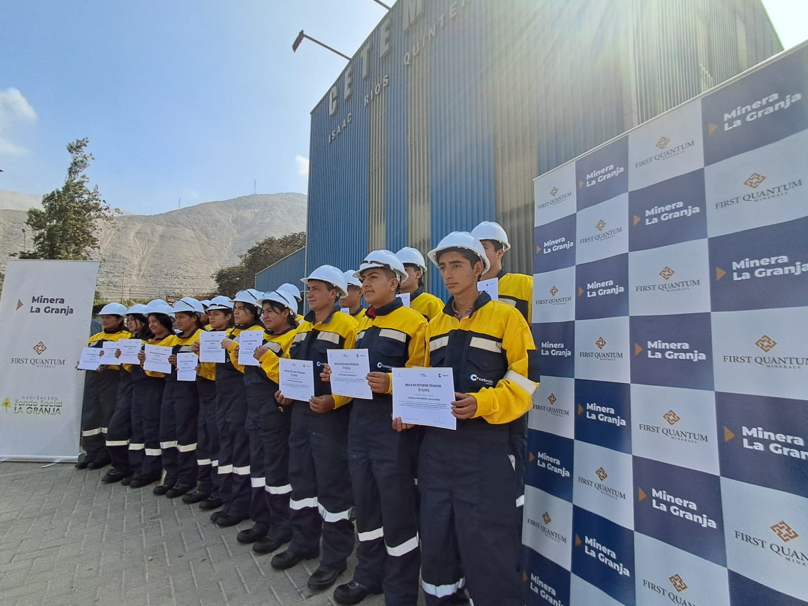 Minera La Granja lanza INSPIRA, un programa de becas integrales para jóvenes de Querocoto, en Cajamarca