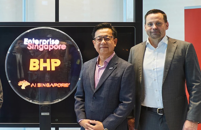 BHP elige a Singapur como su centro de desarrollo de tecnología IA