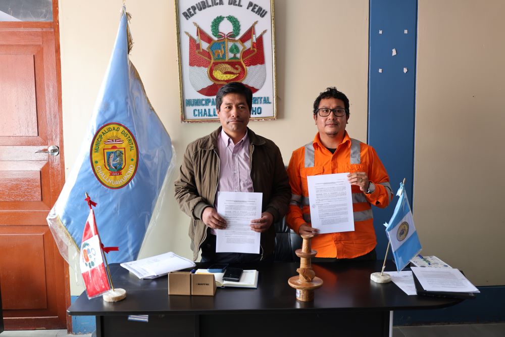 Las Bambas y la Municipalidad Distrital de Challhuahuacho inician ejecución del convenio marco por S/ 5.78 millones