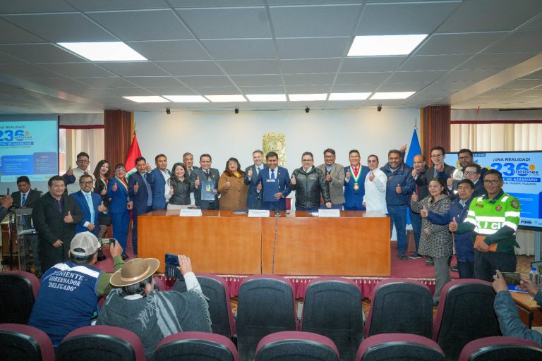 Puno: Moderno hospital que construirán Minsur y Ferreyros en Azángaro beneficiará a 250.000 ciudadanos