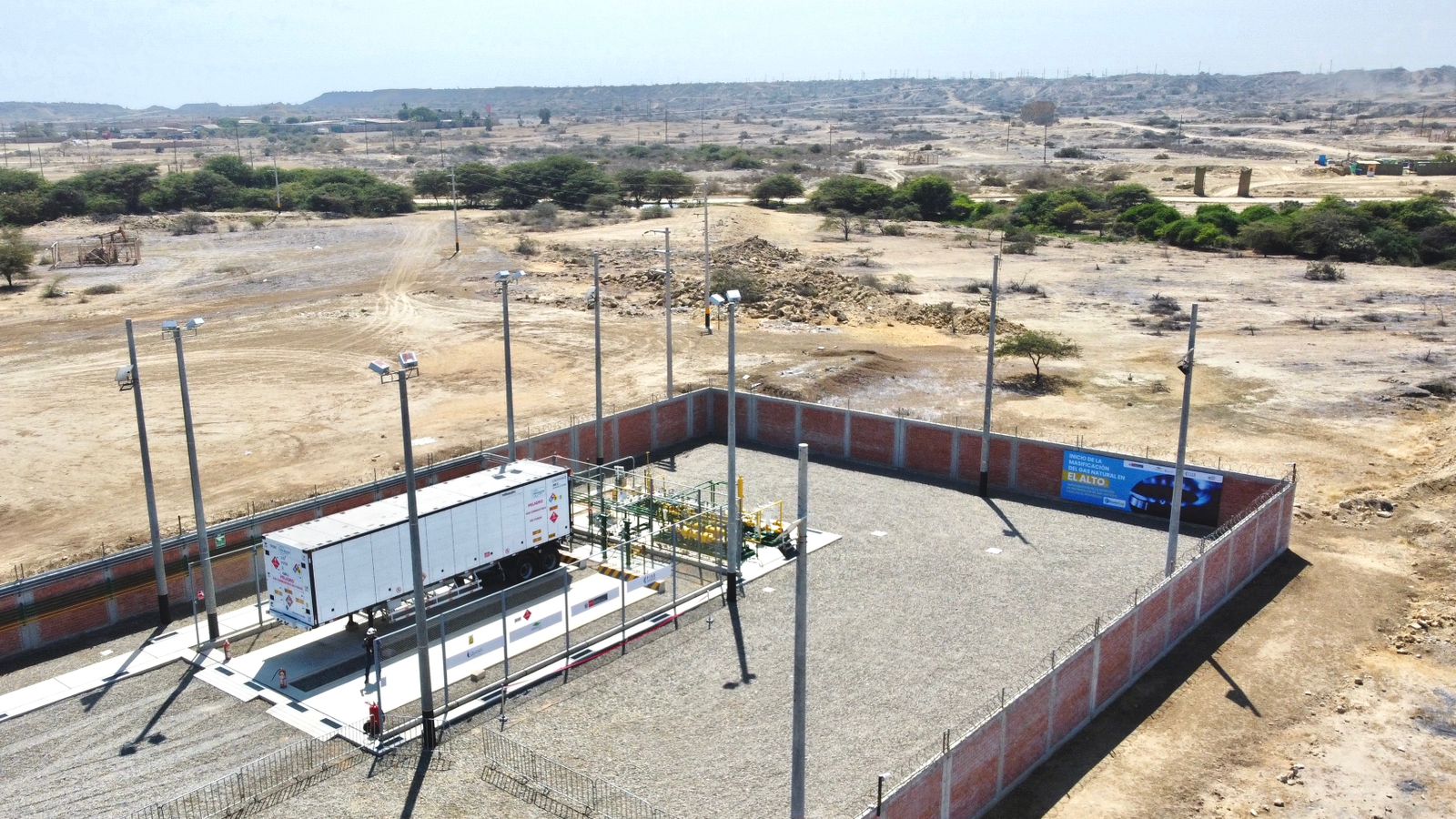 Piura: Planta de descomprensión beneficiará con gas natural a más de 1,000 familias en distrito de El Alto