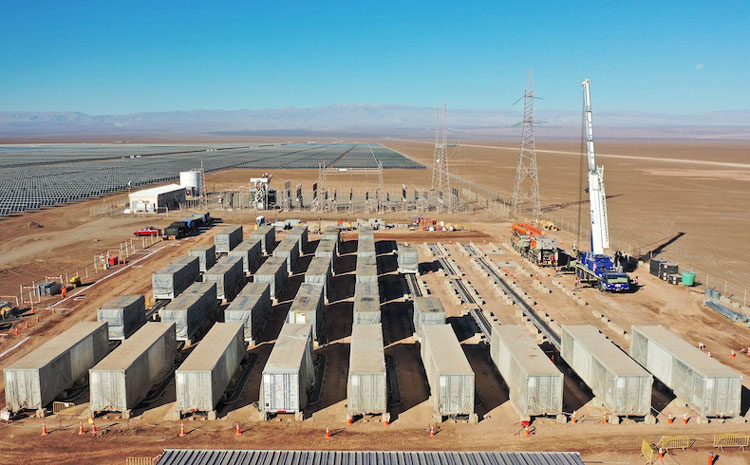 Avanza construcción del primer proyecto de almacenamiento de energía de Transelec