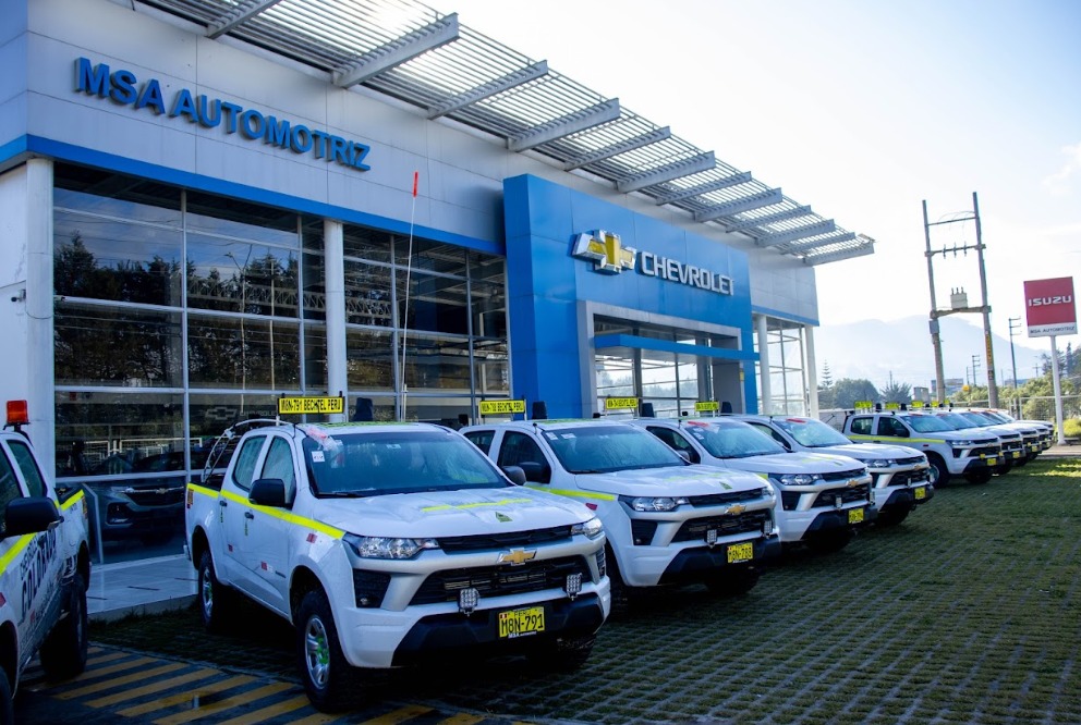 Chevrolet y MSA Automotriz entregan flota de camionetas Colorado a Minera Yanacocha
