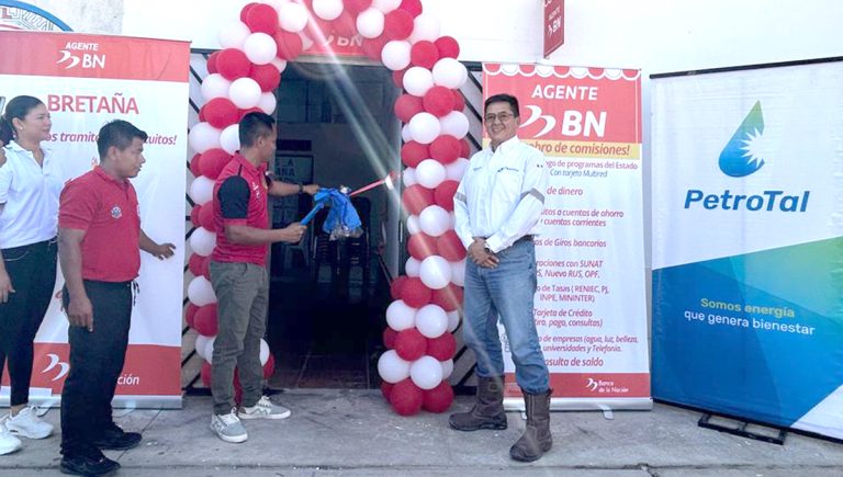 PetroTal: Inauguran un agente del Banco de la Nación en la capital de Puinahua