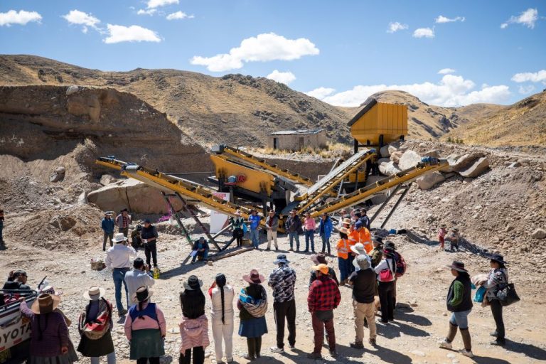 Las Bambas entrega planta procesadora de agregados para la comunidad de Tuntuma