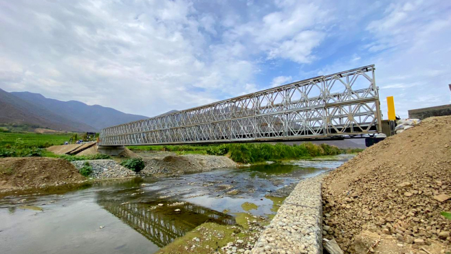 MTC adquirirá 51 puentes metálicos para instalar en 12 regiones