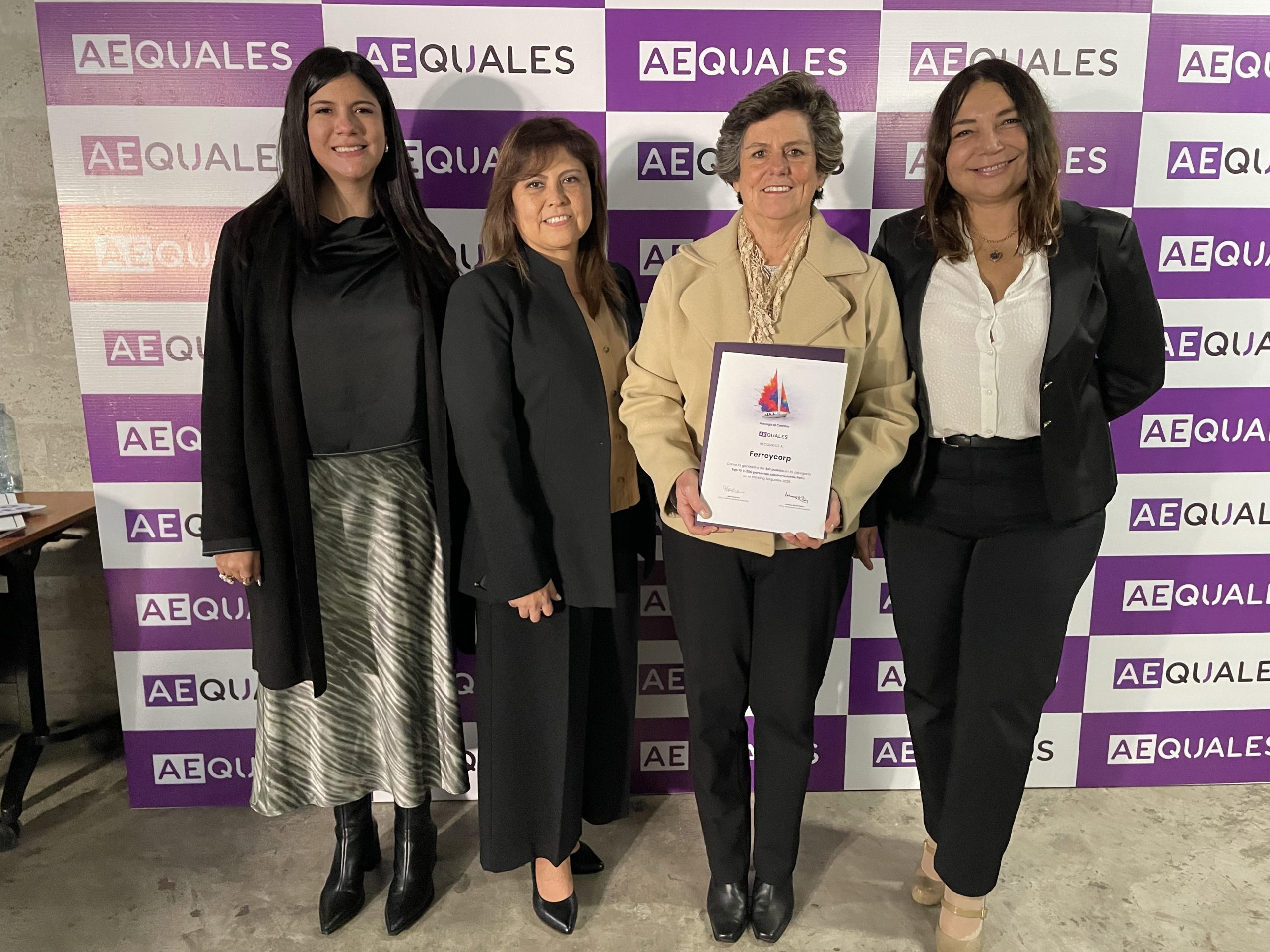 Ferreycorp alcanzó el puesto 3 del ranking PAR por liderazgo en equidad, diversidad e inclusión