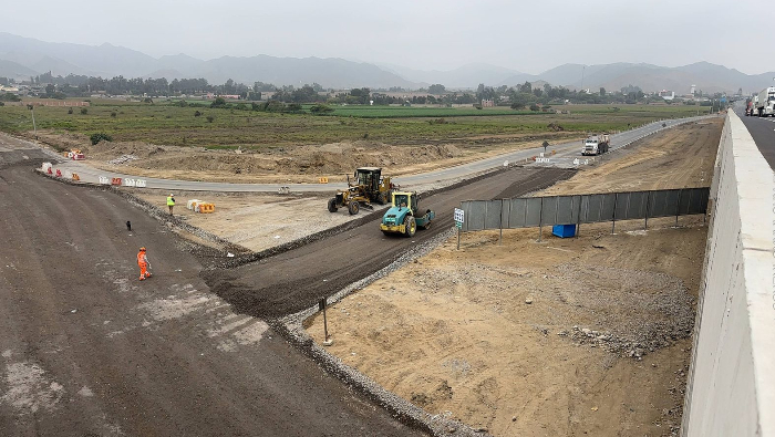 Intercambio Vial Bujama tiene un avance físico del 90%