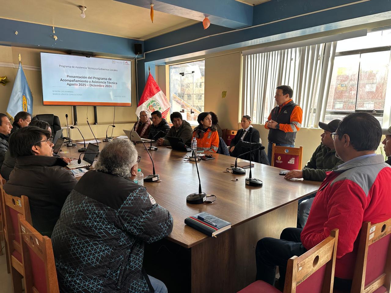 Las Bambas ejecuta Programa de Asistencia Técnica para 12 municipios de Apurímac y Cusco hasta 2028