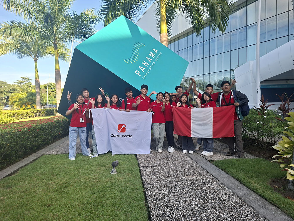 Cerro Verde: jóvenes arequipeños destacan en concurso internacional de robótica