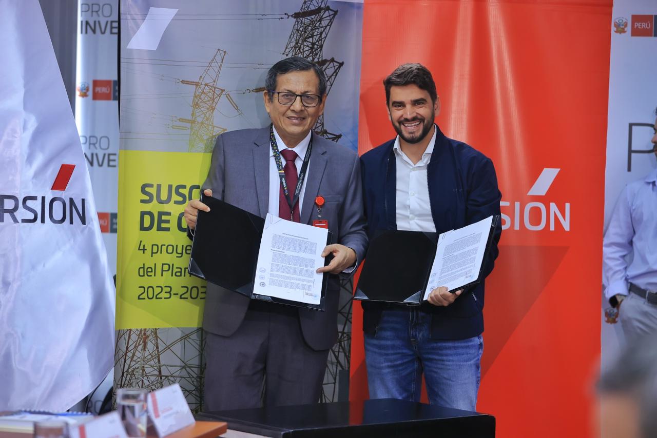 Suscriben contratos por cuatro proyectos eléctricos con inversión de US$ 214 millones e impacto principal en el sur