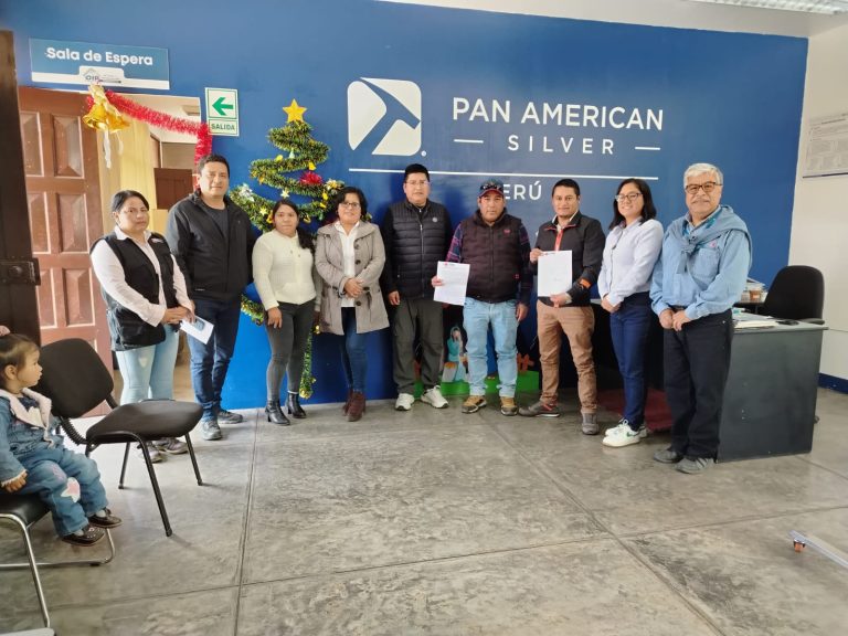 Pan American Silver pondrá S/ 10 millones para construir casas y dotar agua potable