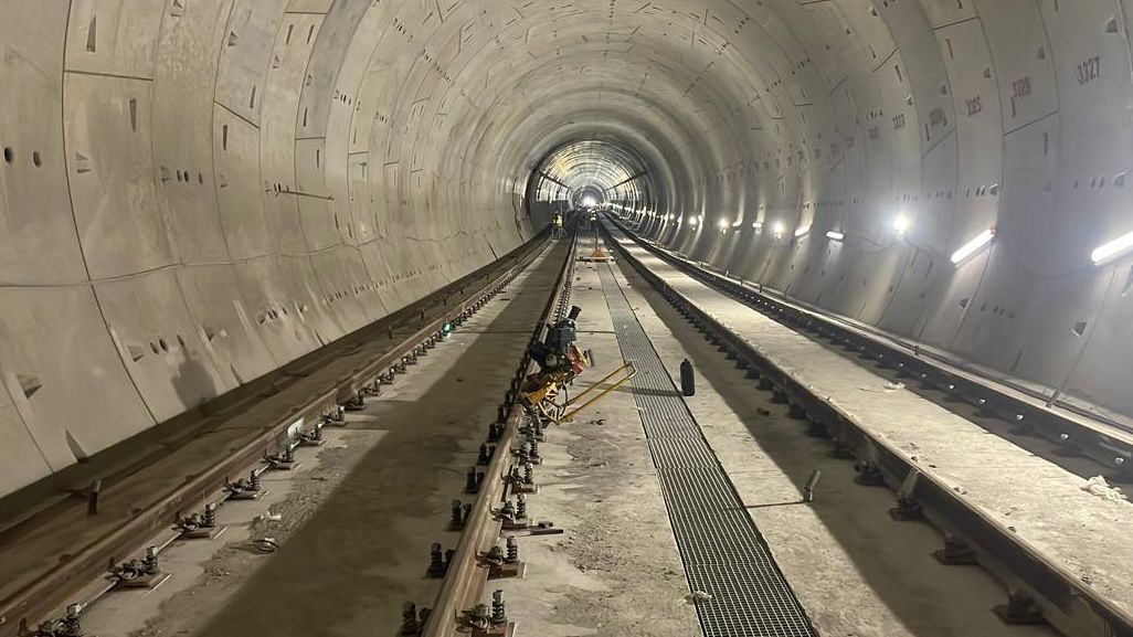 Culminan instalación de superestructura de vía férrea de Etapa 1B de Línea 2 del Metro de Lima y Callao