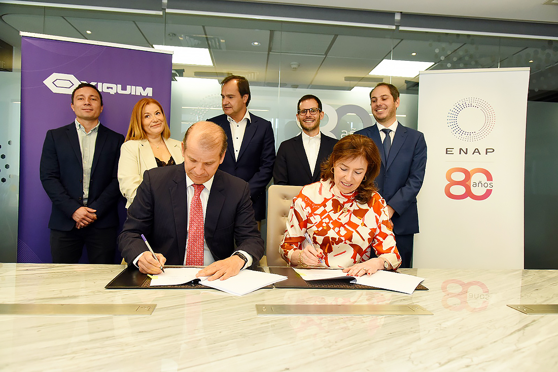 Enap potencia su negocio logístico y firma contrato con Oxiquim