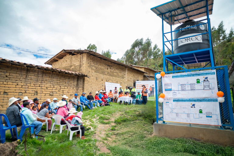Minera Boroo: Más de 2,000 pobladores del caserío de Chuyugual accederán a agua de calidad tratada