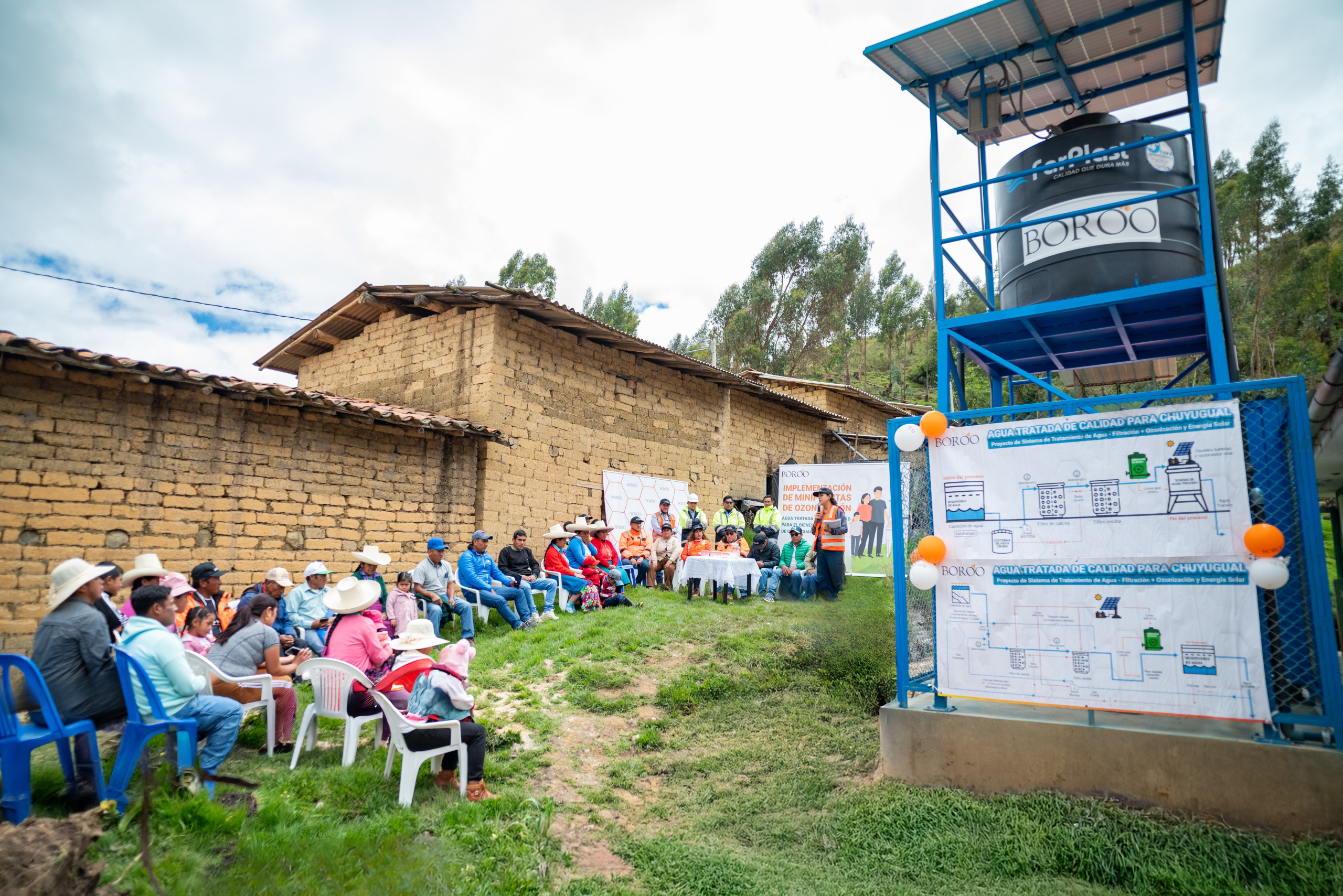 Minera Boroo: Más de 2,000 pobladores del caserío de Chuyugual accederán a agua de calidad tratada