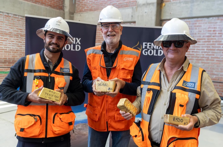 Rio2 anuncia fundición de oro en la mina Fenix Gold