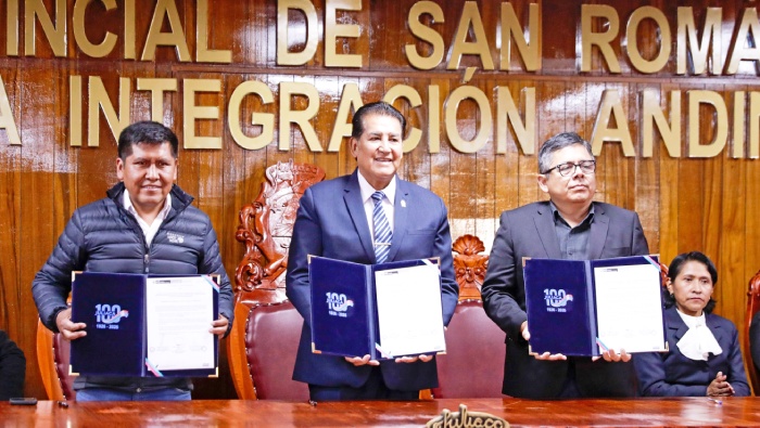 Firman convenio para impulsar Puerto Seco del Sur en Puno