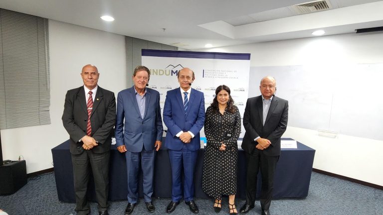 INDUMIN: Proponen ordenar toda la cadena productiva para formalizar la minería a pequeña escala