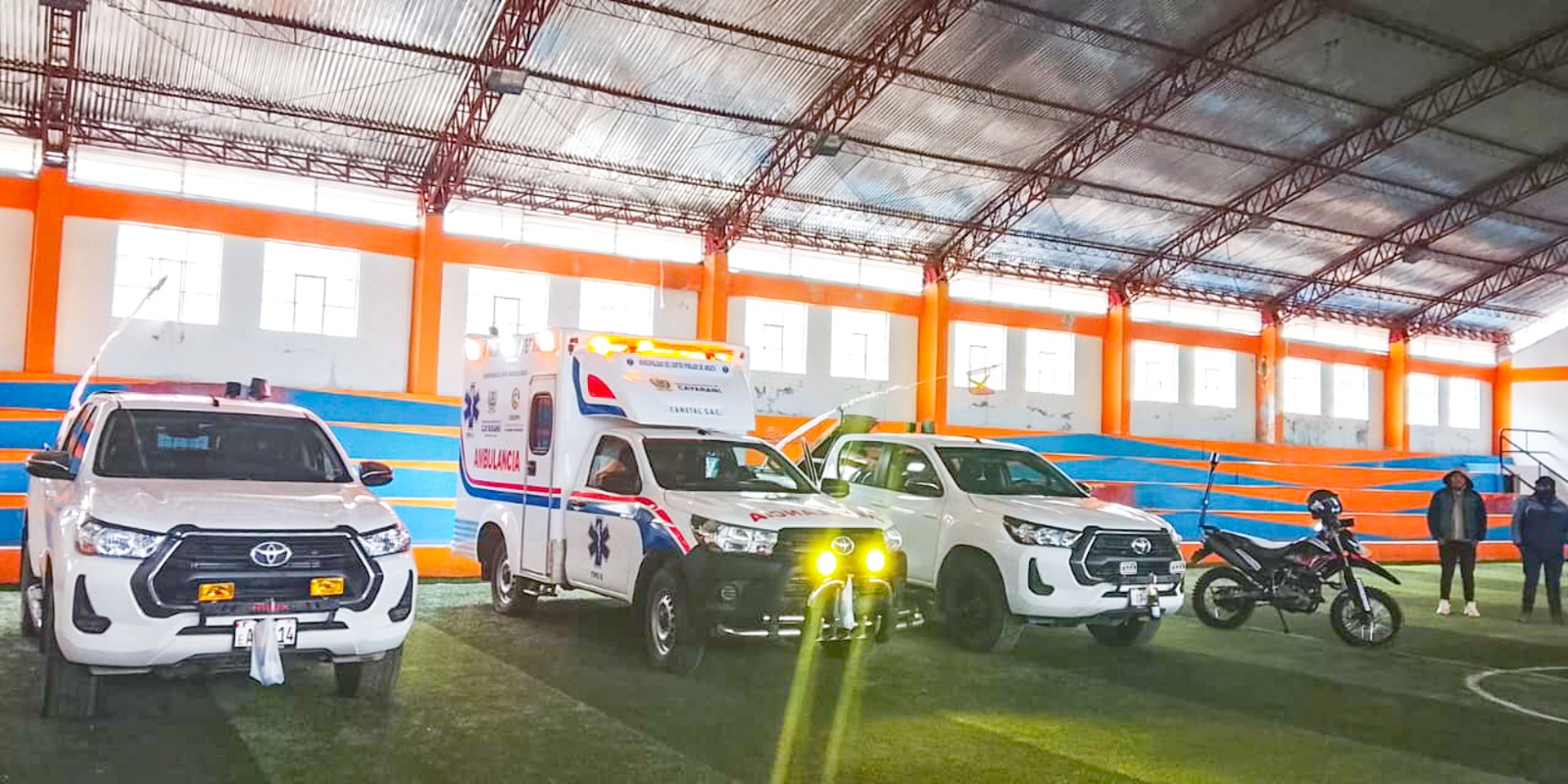 Arequipa: Compañía Minera Crespo hizo la entrega de equipos para fortalecer los servicios de seguridad ciudadana