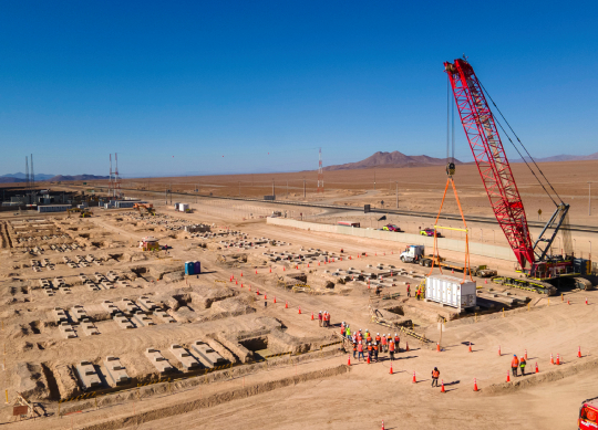 Llegan primeras baterías al proyecto BESS Diego de Almagro Sur de Colbún