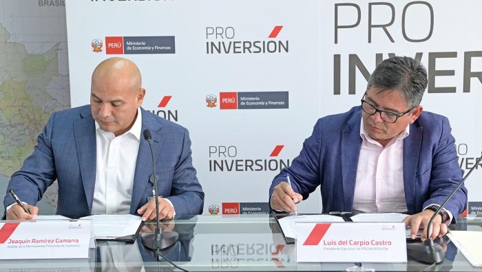 ProInversión asume titularidad de proyectos de agua y tratamiento de aguas residuales en Cajamarca