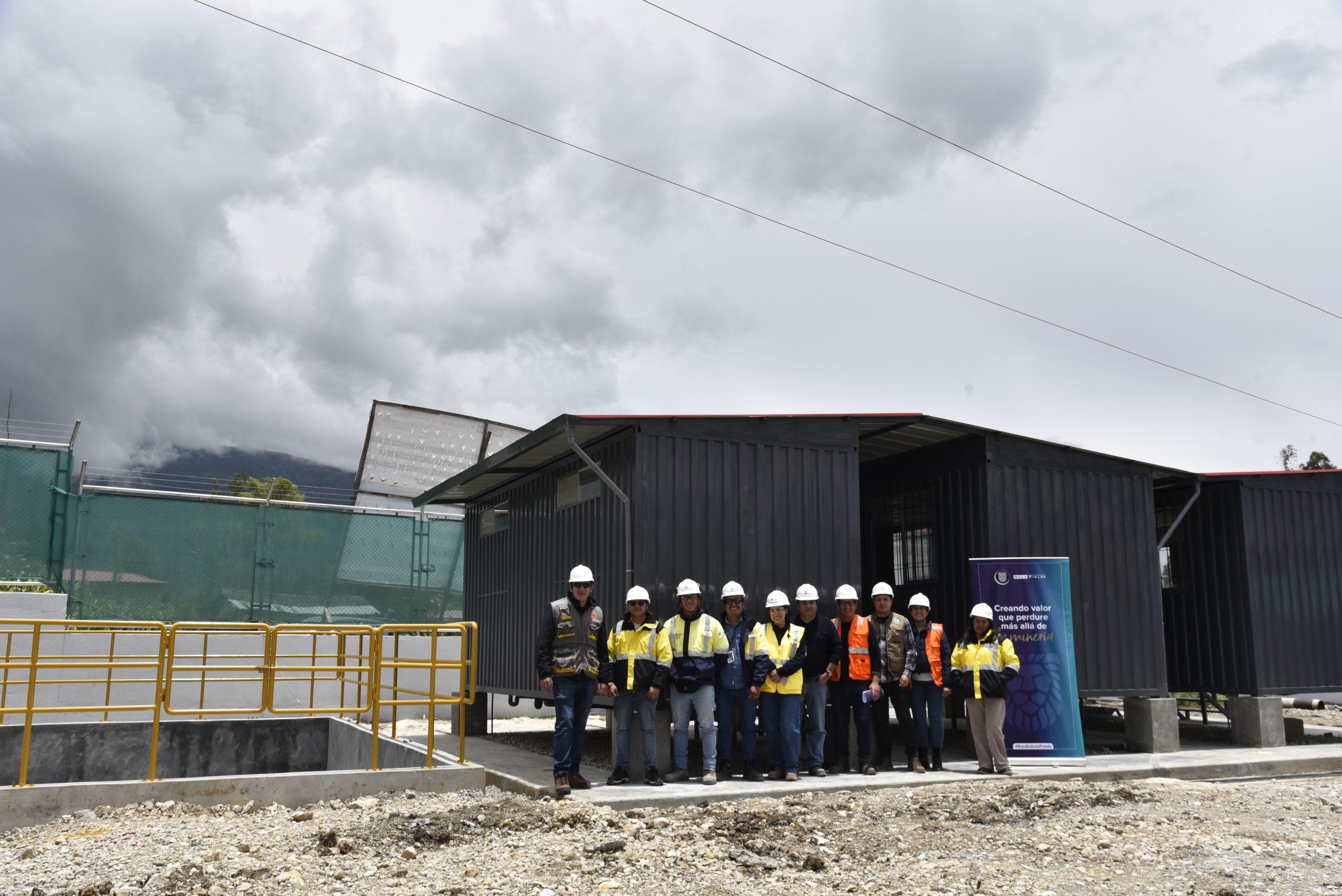 Agua potable: Gold Fields construye PTAP “Los Tres Chorros” en Bambamarca