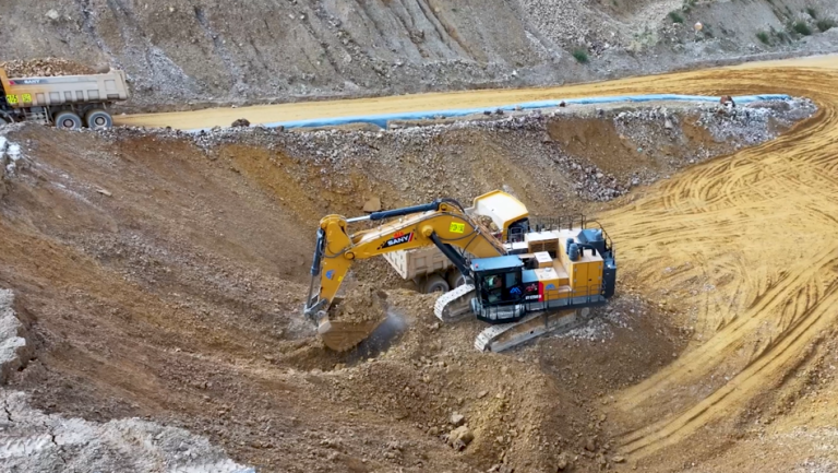 Summa Gold incorporó a su operación la excavadora hidráulica SANY modelo SY1250H