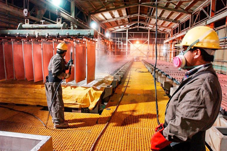 Canasta minera 2025: Cobre y oro concentraron la mayor participación