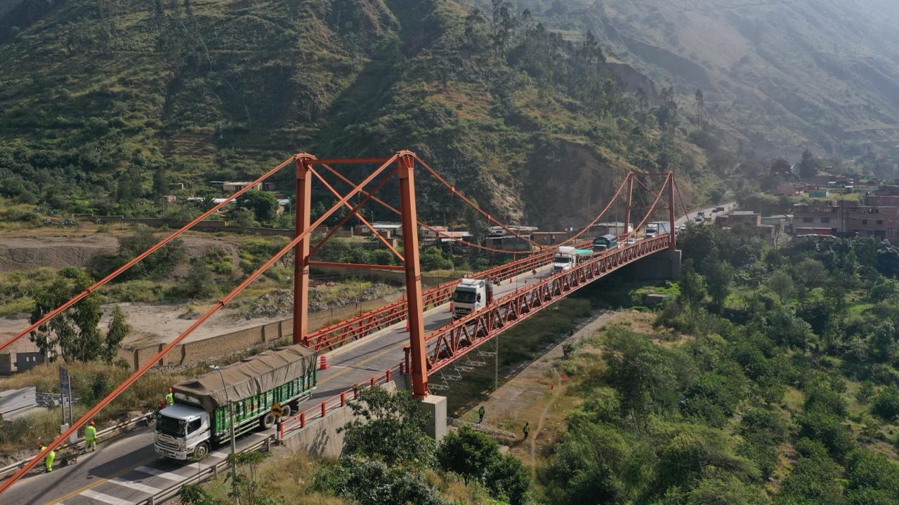 Carretera Central: MTC culmina mantenimiento del puente Habich