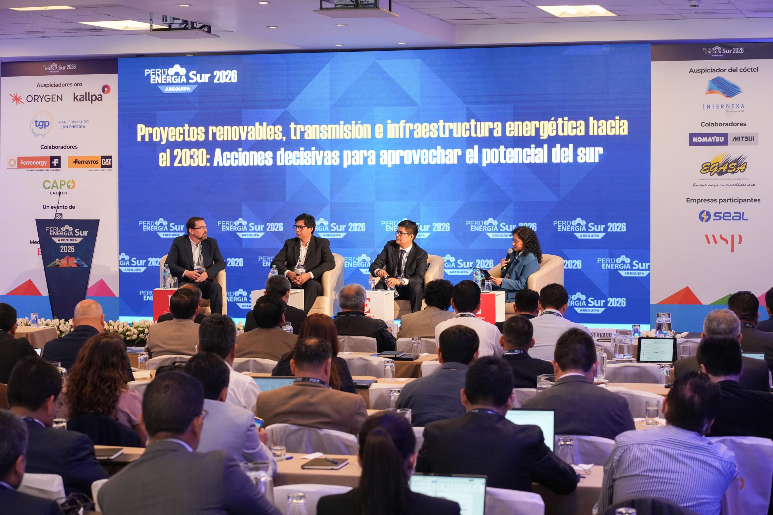 Transmisión, renovables y gas: especialistas piden visión integral para seguridad energética