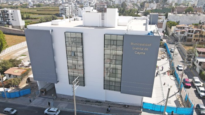 Obras por Impuestos: Palacio Municipal de Cayma supera el 90% de ejecución