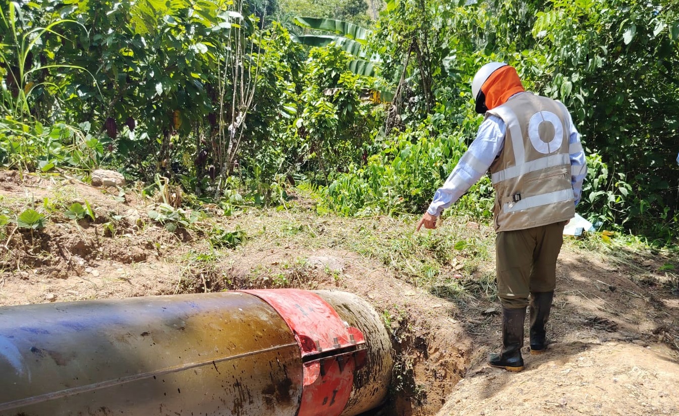 OEFA: derrame en el Oleoducto Norperuano afectó aproximadamente 300 m²